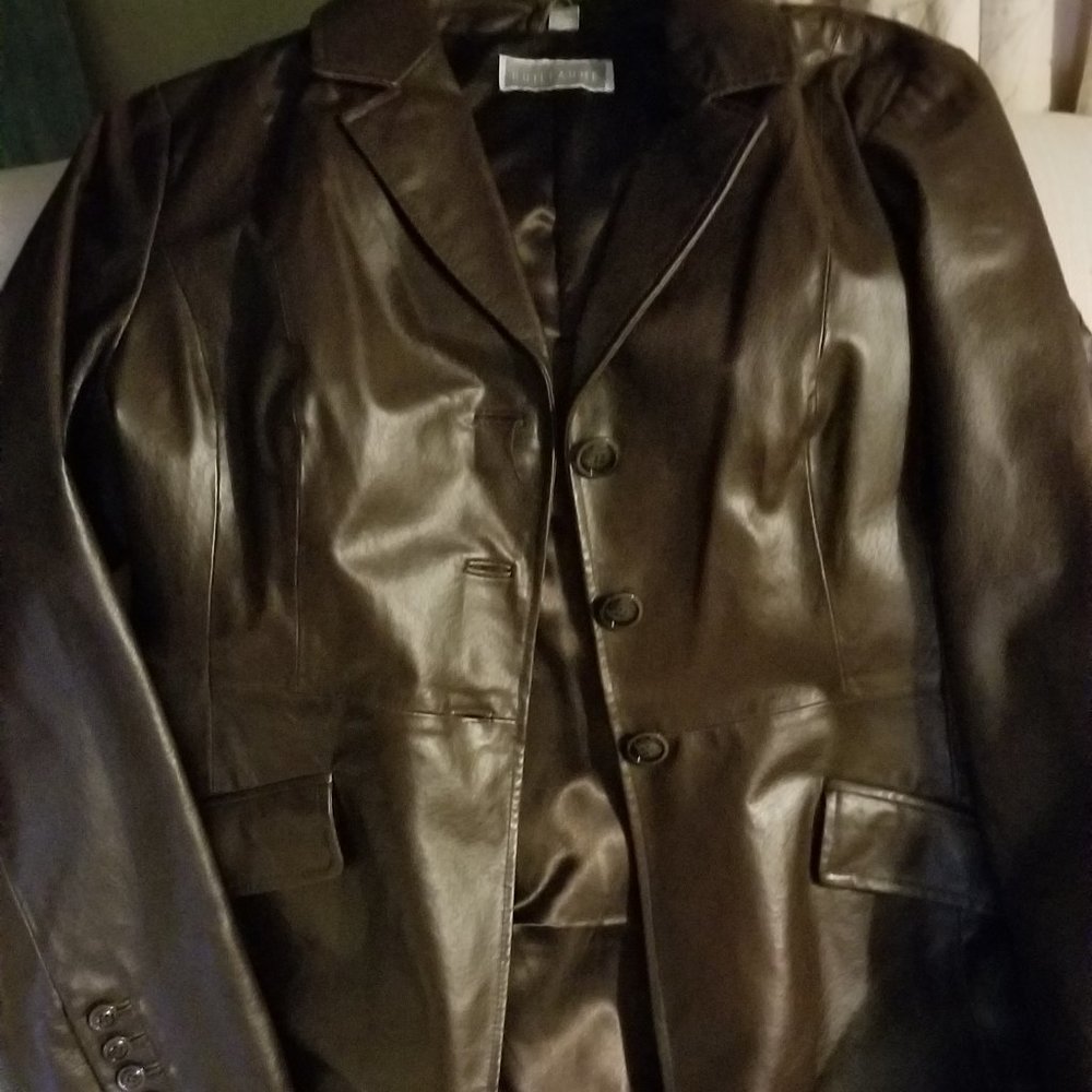 Women's leather jacket